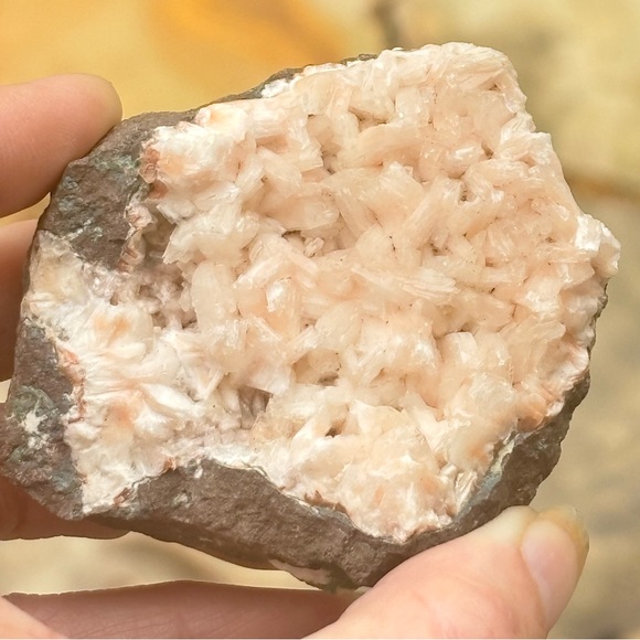 Natural Heulandite Crystal Specimen Nasik, India - Picture 9 of 15